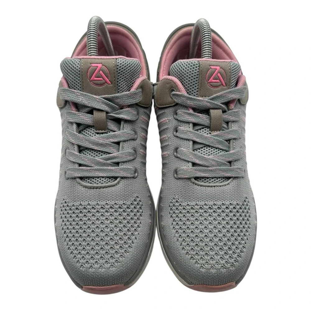 Zeba Hands Free Shoes Women's Size 9‎ N NARROW Gray Pink Comfort Walking Sneaker